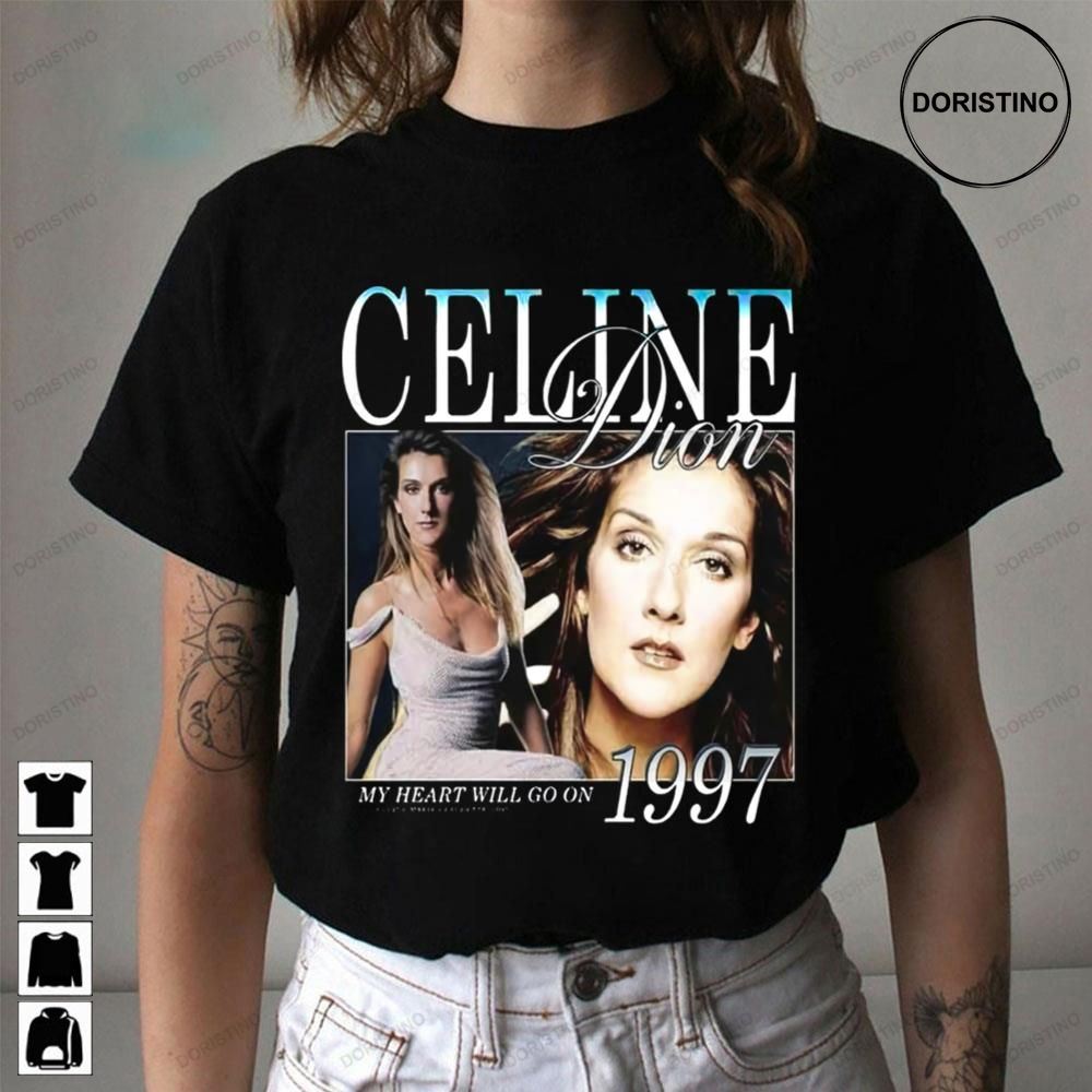 1997 My Heart Will Go On Celine Dion Awesome Shirts